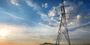 Power transmission station in India