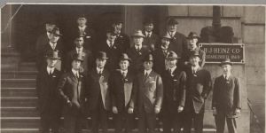 Technology Club members visit the H.J. Heinz headquarters in 1915.