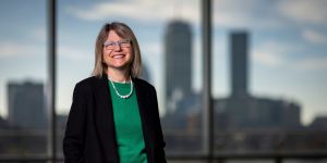 Headshot of MIT President Sally Kornbluth