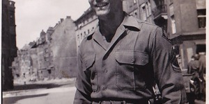 Chan Rogers was a 20-year-old sergeant when his unit freed the Dachau concentration camp during World War II.