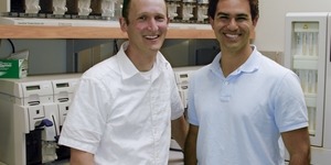Andrew M. Radin MBA ’14 (right) and twoXAR business partner Andrew A. Radin