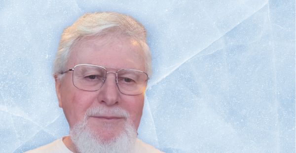 Boris Rubinsky headshot on a light blue, icy background