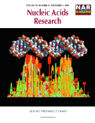Cover of Nucleic Acids Research, December 2001